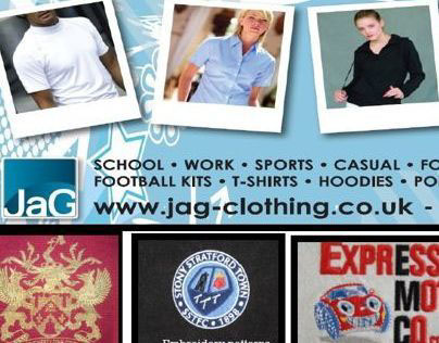 Clothing embroidery & print samples