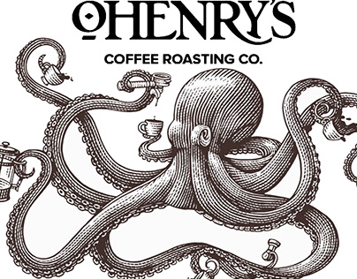 OHenry's Coffees Brandmarks Illustrated by Steven Noble