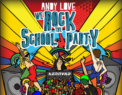 Cover for ''We Rock The School Party'' Music Album