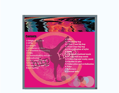 CD cover Design for the theme "BEATS"