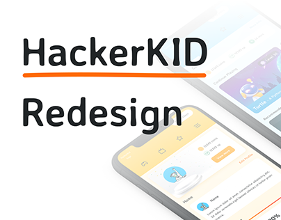 HackerKID Redesign - Kids' coding practice platform.