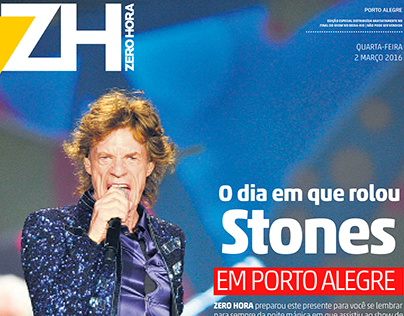 Zero Hora Newspaper - Rolling Stones Special Edition