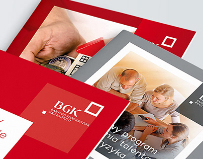 Brochure series for The National Economy Bank (BGK)