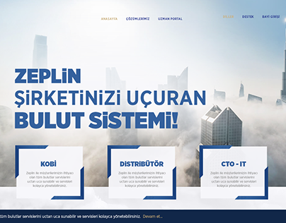 Logosoft Zeplin Masaüstü Web Site Arayüz Tasarımı 2017