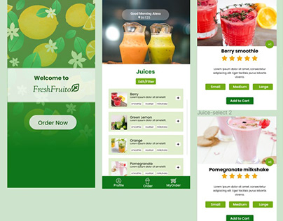 Fresh Juice Mobile App