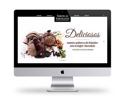 Rediseño web - Compañía de chocolates