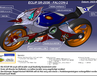 New Generation Motorbike / Vehicle - ECLIP SR-2036