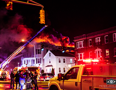 Fire on 26 Broad St. Lynn, MA