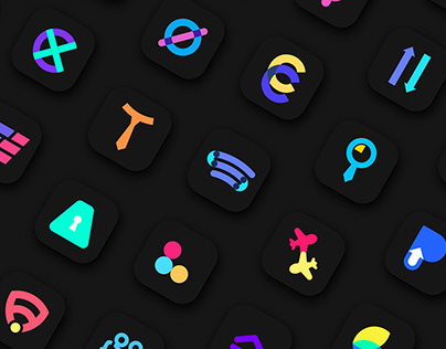 Minimal App Icons - Dark Version