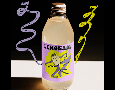 Lemonade label design