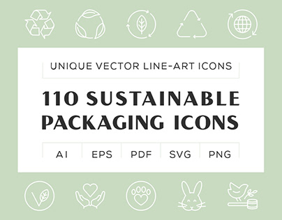 Sustainable Packaging Icons