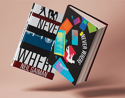 "Nevewhere" Neil Gaiman Book Cover Redesign