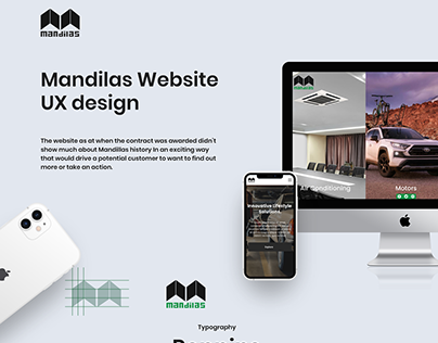 Mandilas Web App Design