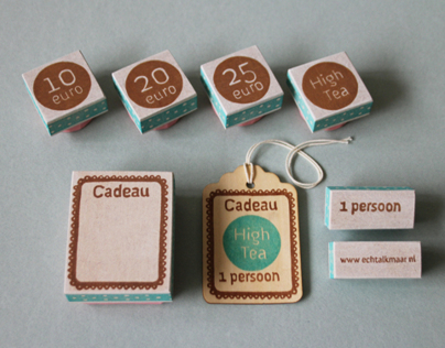 Stamped gift labels