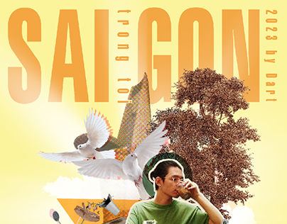 Saigon Collage art