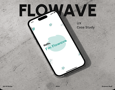 Project thumbnail - UX Case Study | Period Tracking App | FloWave