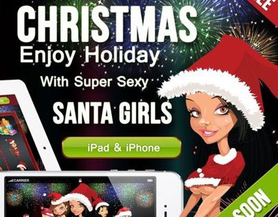 Super Sexy Santa Girls Slot Machine Christmas App