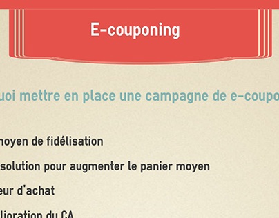 E-couponing marketing