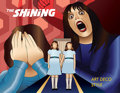 The Shining Movie Poster Illustration