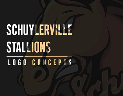 Schuylerville Stallions logo concept