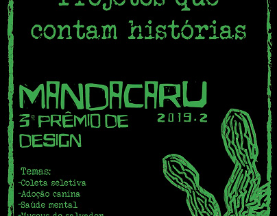 Poster Mandacarú 3º Prêmio de Design UNIFACS