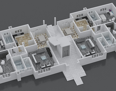 Floor Plan, 2 & 3 Bedroom Apartments