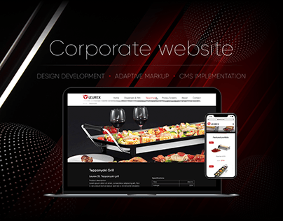 Corporate website for the Leurex company