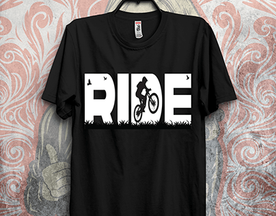 Cycling t-shirt design.