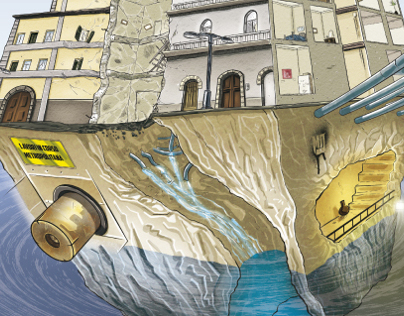 Napoli in 3Dimensioni: la città allagata