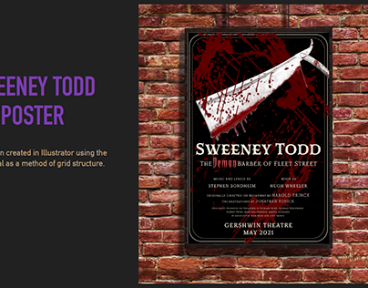Sweeney Todd Poster Design