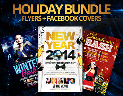 Holiday Bundle | Flyers + FB Covers