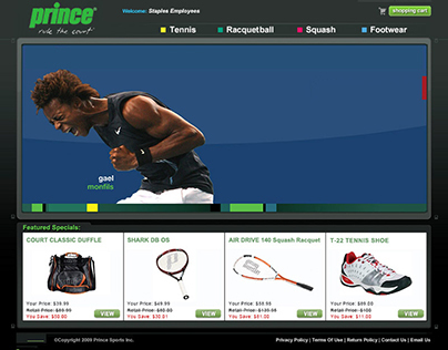 Prince Tennis eStore