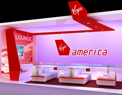 Virgin America Mall Lounge Concept - San Francisco Ctr.