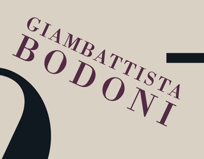 Bodoni Typographer Poster