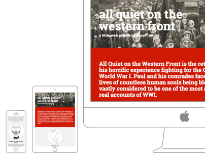 All Quiet on the Western Front | A Little Web Project