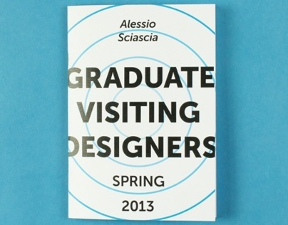 Graduate Visiting Designers process book