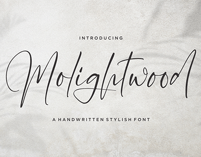 Molighwood - Free Font