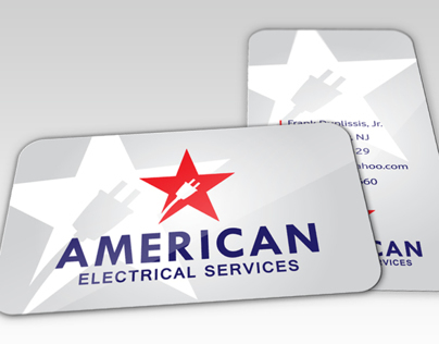 American Electrical Services Business Card Design