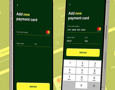 Project thumbnail - Add New payment card