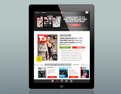 Digital Magazine Custom Storefront UX / Creative