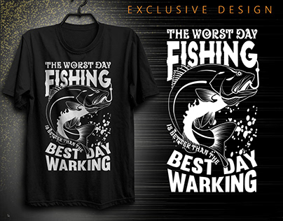 fishing t-shirt design
