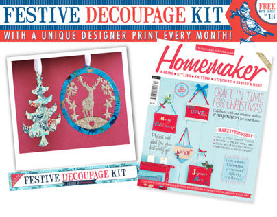 Homemaker Issue 13 with free decoupage kit