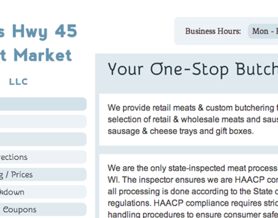 Ken's Meat Market Website