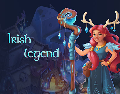 Game art project "Irish legend"