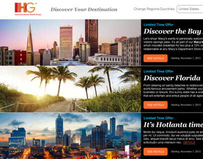 IHG - New offers and hotel search