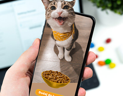 Reklama karmy dla kota