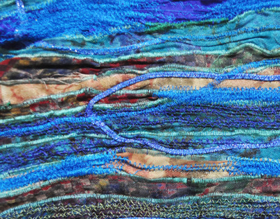 Textile art and machine embroidery