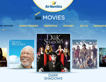 Air Namibia Inflight Entertainment Interface