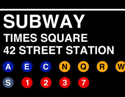 NYC Subway Sign Prop