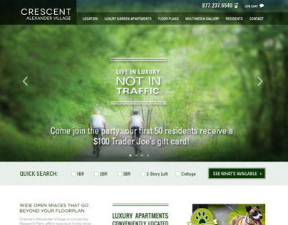 Crescent Communities - Responsive Web Design